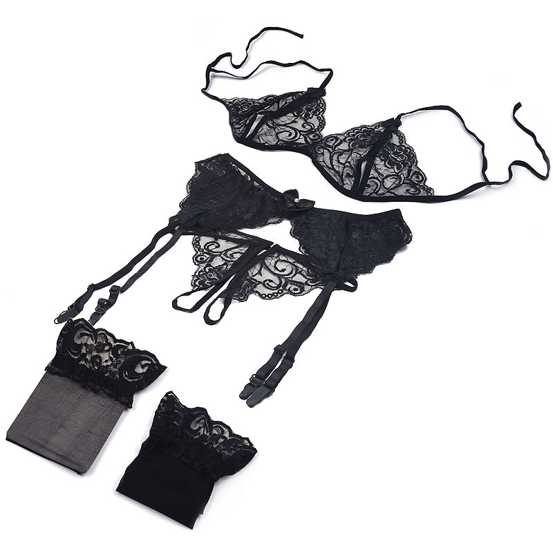1 Set Women's Lace Lingerie, S - Sheer Mesh Bra 리뷰 및 가격