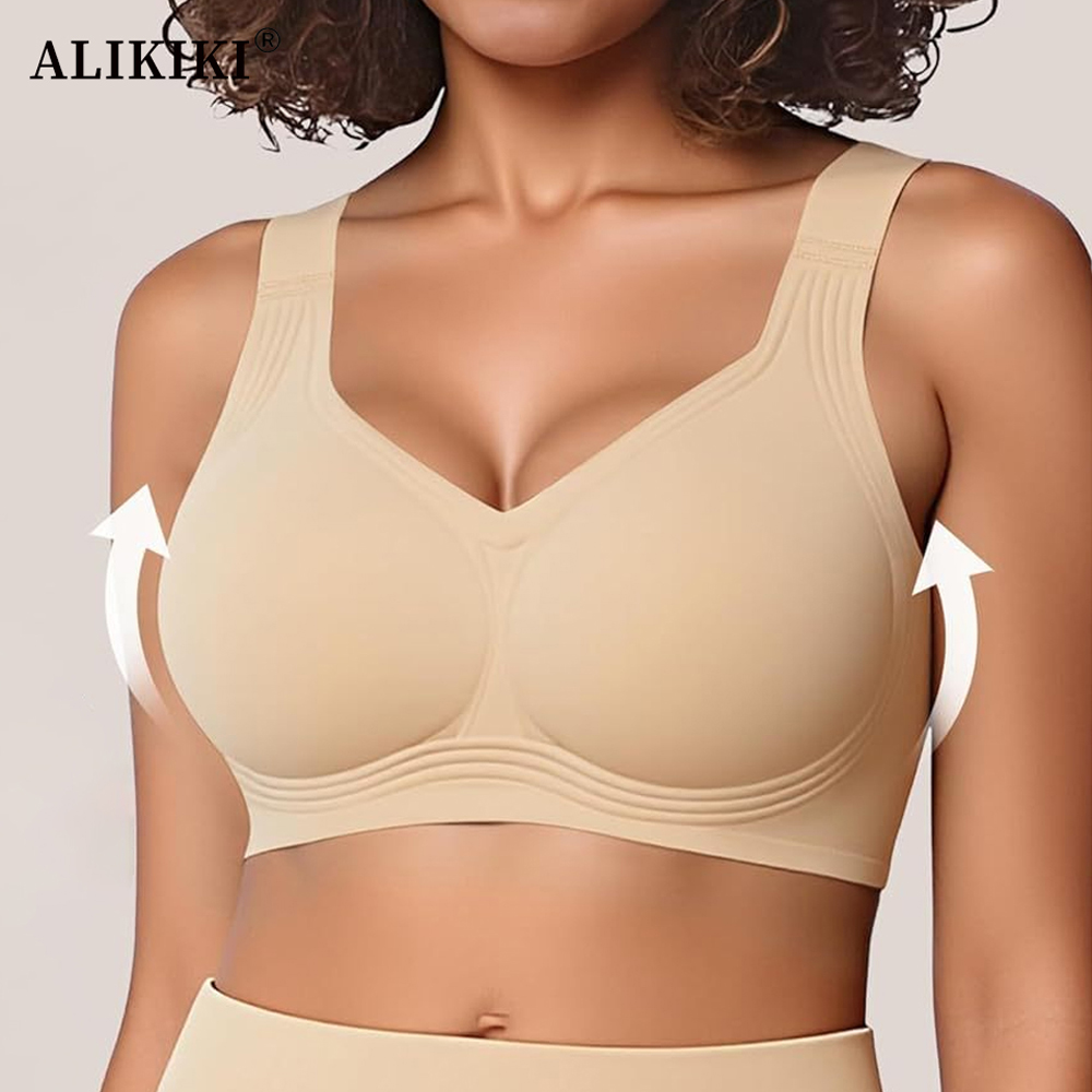 Women Seamless Wireless Suppor - T Shirt Bra Seamless 리뷰 및 가격