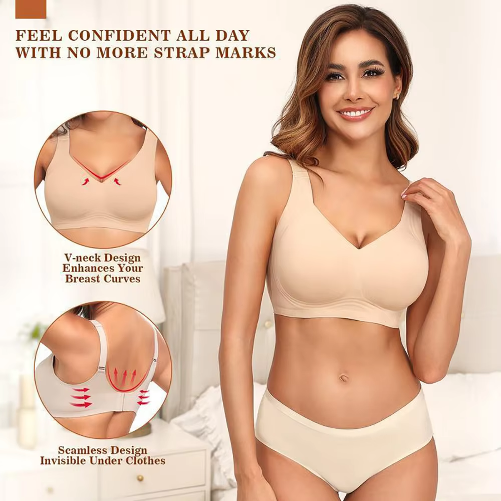 Women Seamless Wireless Suppor - T Shirt Bra Seamless 리뷰 및 가격