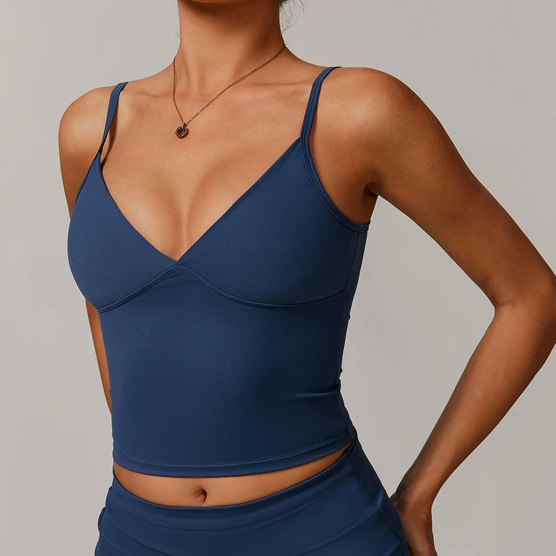 Breathable Sports Bra Fitness  - Plunge Bra Push Up 리뷰 및 가격