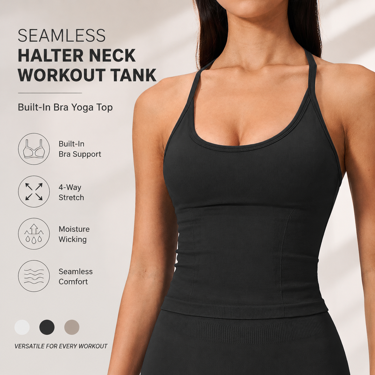 Luxury 2 in 1 Yoga Tank Top wi - T Shirt Bra Seamless 리뷰 및 가격