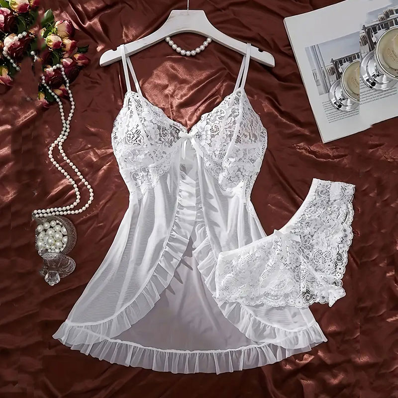 Soft Sheer Nighty Pajamas Hots - Sheer Mesh Bra 리뷰 및 가격