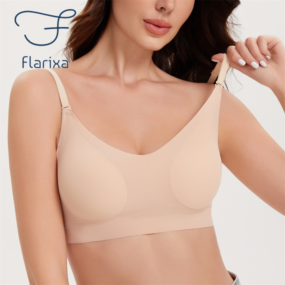 Flarixa Seamless Low Back Bra  - Full Coverage Bra 리뷰 및 가격