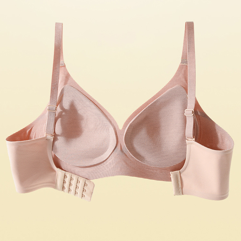 Stripe Color Contrast Soft Sup - Underwire Bra Padded 리뷰 및 가격