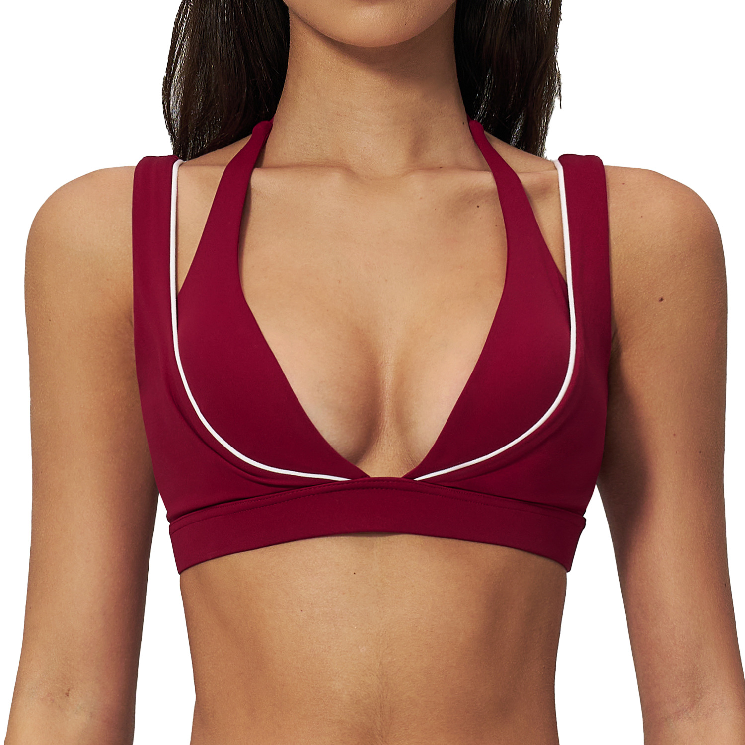 Yoga Underwear Women Sports Br - Plunge Bra Push Up 리뷰 및 가격