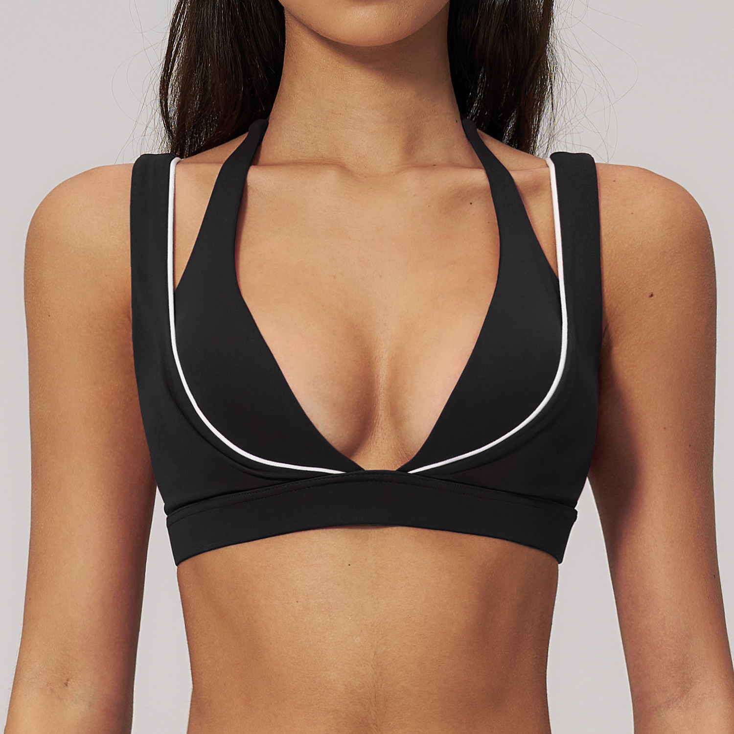 Yoga Underwear Women Sports Br - Plunge Bra Push Up 리뷰 및 가격